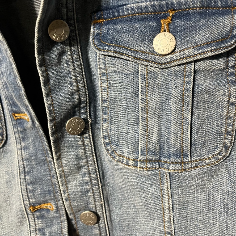 J Crew Denim Jean Jacket - Picture 2 of 7